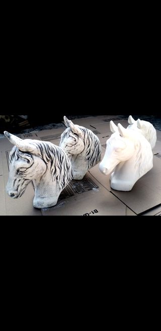 Decoracion cabezas de caballo exteriores