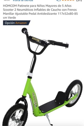 Patinete niños a partir 5 años