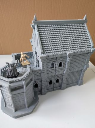 Casa medieval 3d para juegos de rol