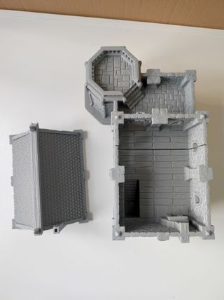 Casa medieval 3d para juegos de rol