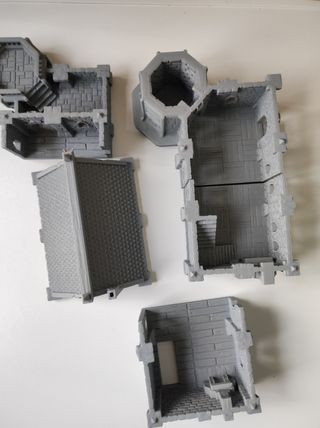 Casa medieval 3d para juegos de rol