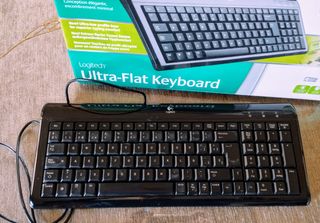 Logitech ultra-flat keyboard