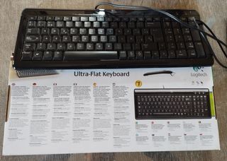 Logitech ultra-flat keyboard