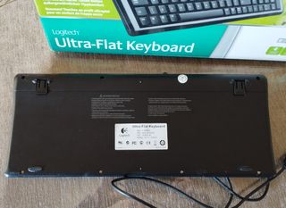 Logitech ultra-flat keyboard