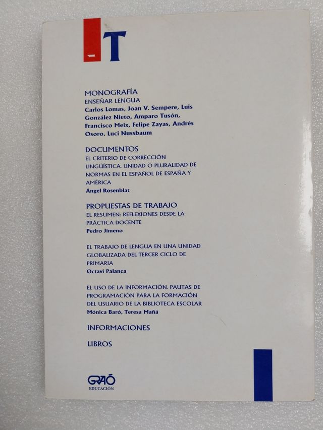 Enseñar Lengua. Didáctica 