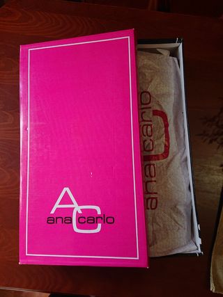 Botal altas de piel de cuero nº 40 como nuevas 