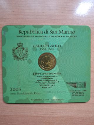 San Marino 2005. 2 euros conmemorativos 