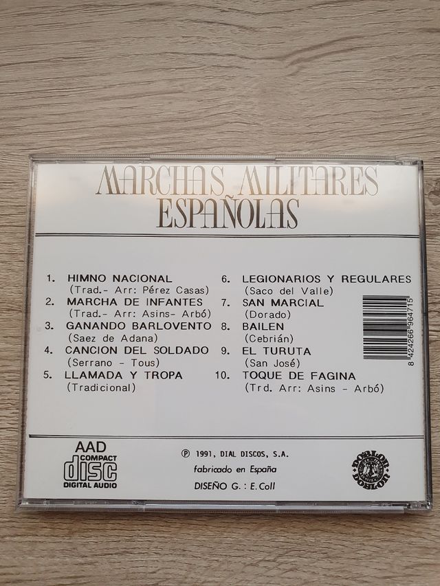 CD MÚSICA MILITAR