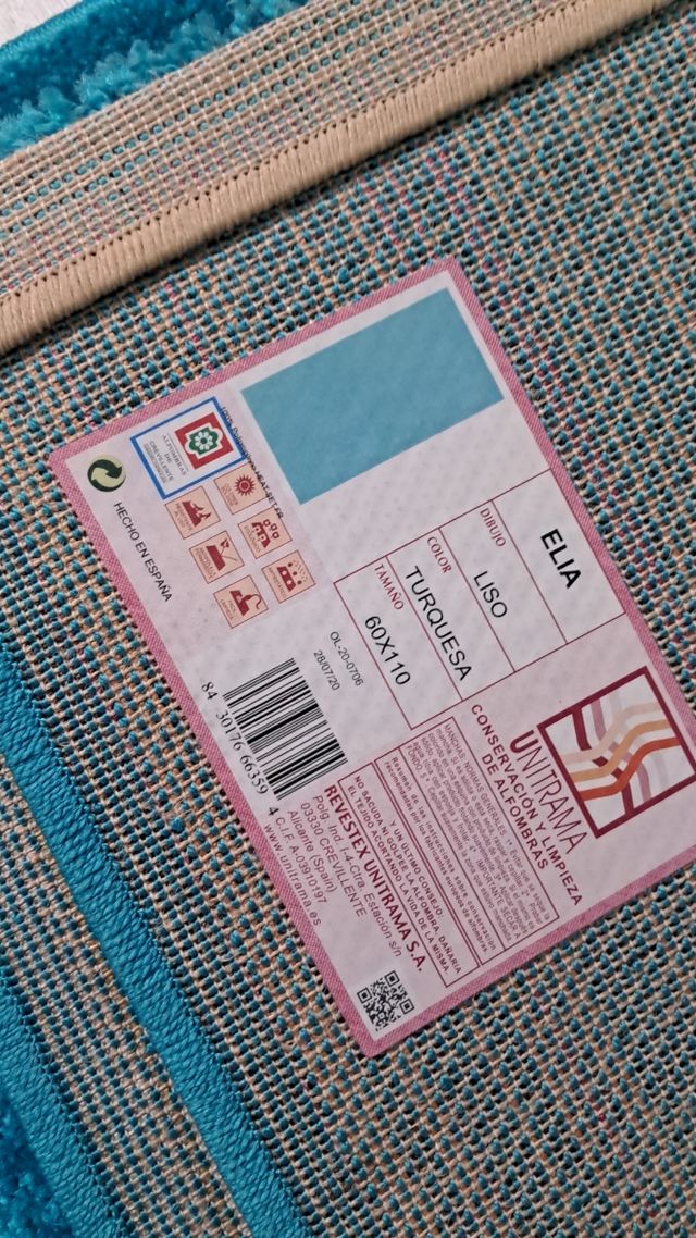 2 Tappeti turchesi COLORATI per camera da letto