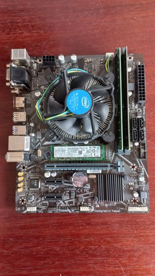 PLACA BASE - PROCESADOR - MEMORIA - DISCO M2