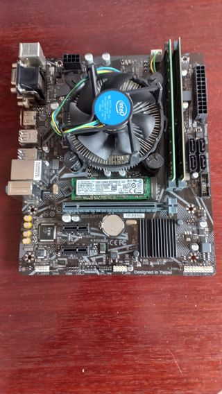 PLACA BASE - PROCESADOR - MEMORIA - DISCO M2