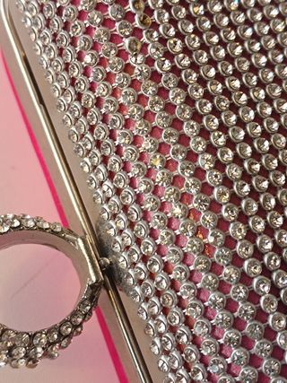 Bolso mujer clutch reverso fucsia