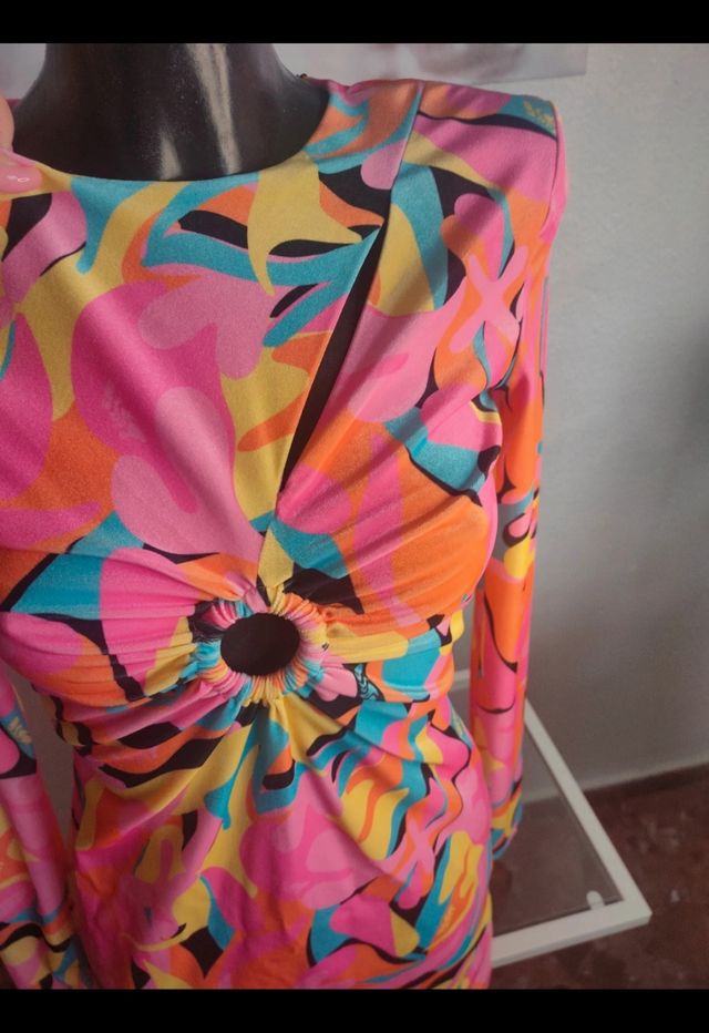 Vestido Bershka terciopelo