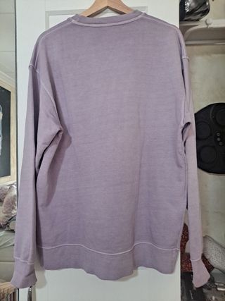 Sudadera lila de Zara hombre 