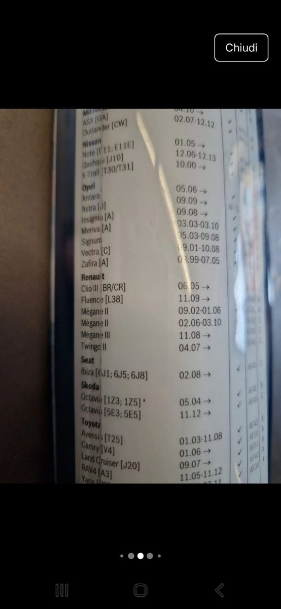 Spazzole tergicristallo Bosch Aerofit