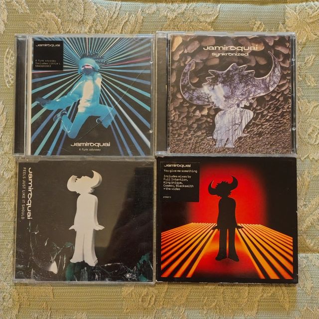 LOTE 2 CD Y 2 CD MAXI JAMIROQUAI