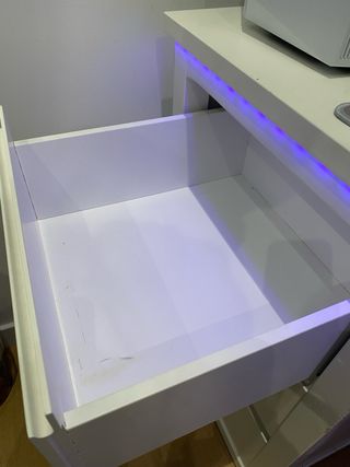 Escritorio bainba con cajoneras blanco