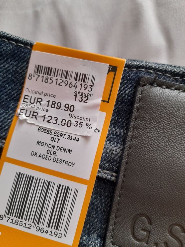 Pantalón G-Star A Crotch 3D Loose Tapere