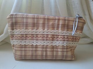 Neceser patchwork, telas japonesas flores