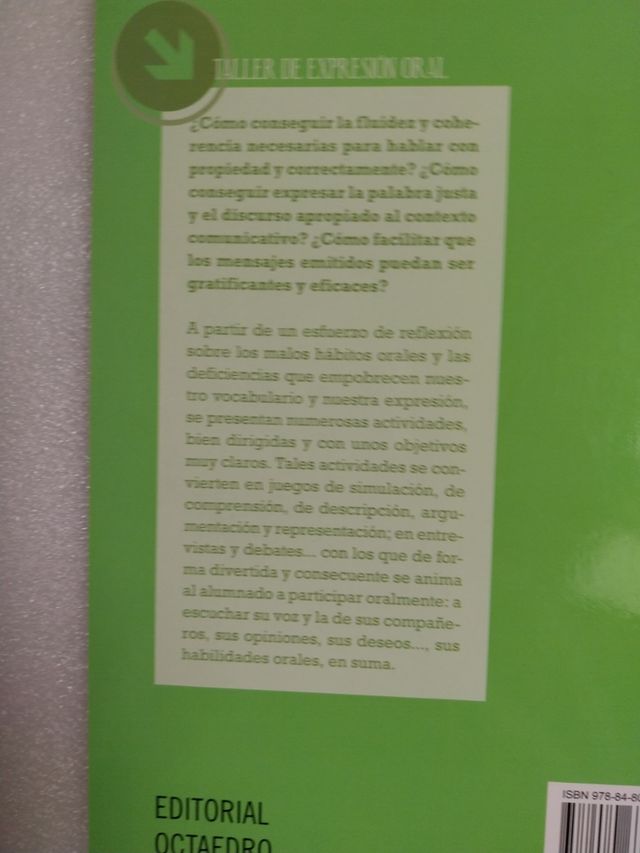 Taller de expresión oral