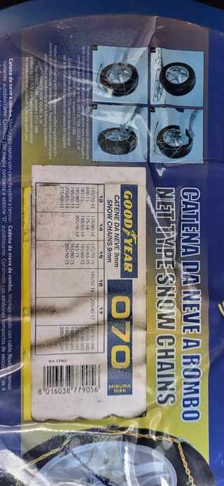 Catene da neve  goodyear 