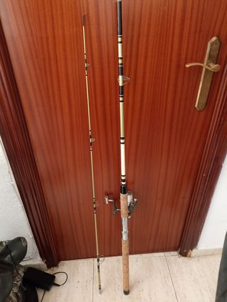 Caña pesca con carrete