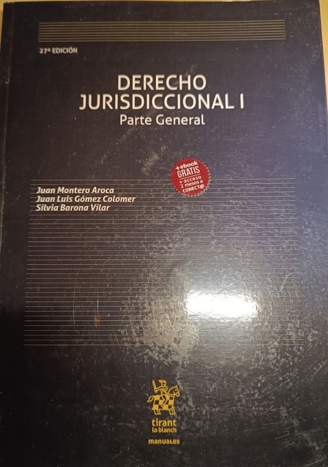 Derecho jurisdiccional I: Parte general