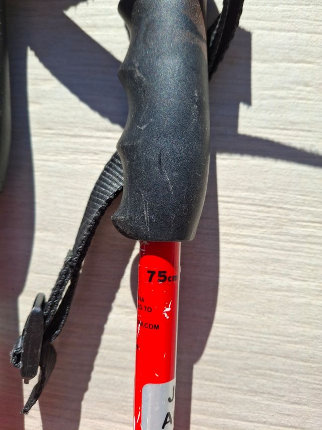 Bastones esquí 75 y 95 cm