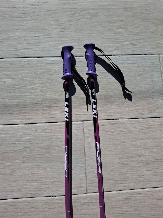 Bastones esquí 75 y 95 cm