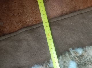 Alfombra. Cubre sofá .Pelo lana natural