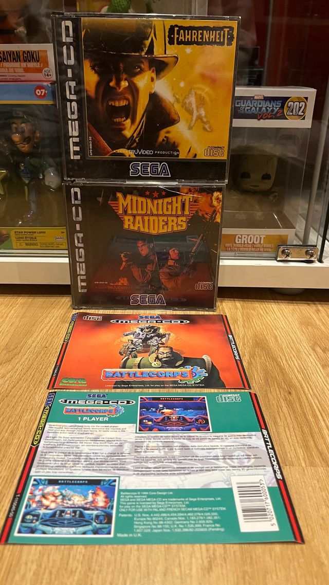 3 juegos mega CD leer
