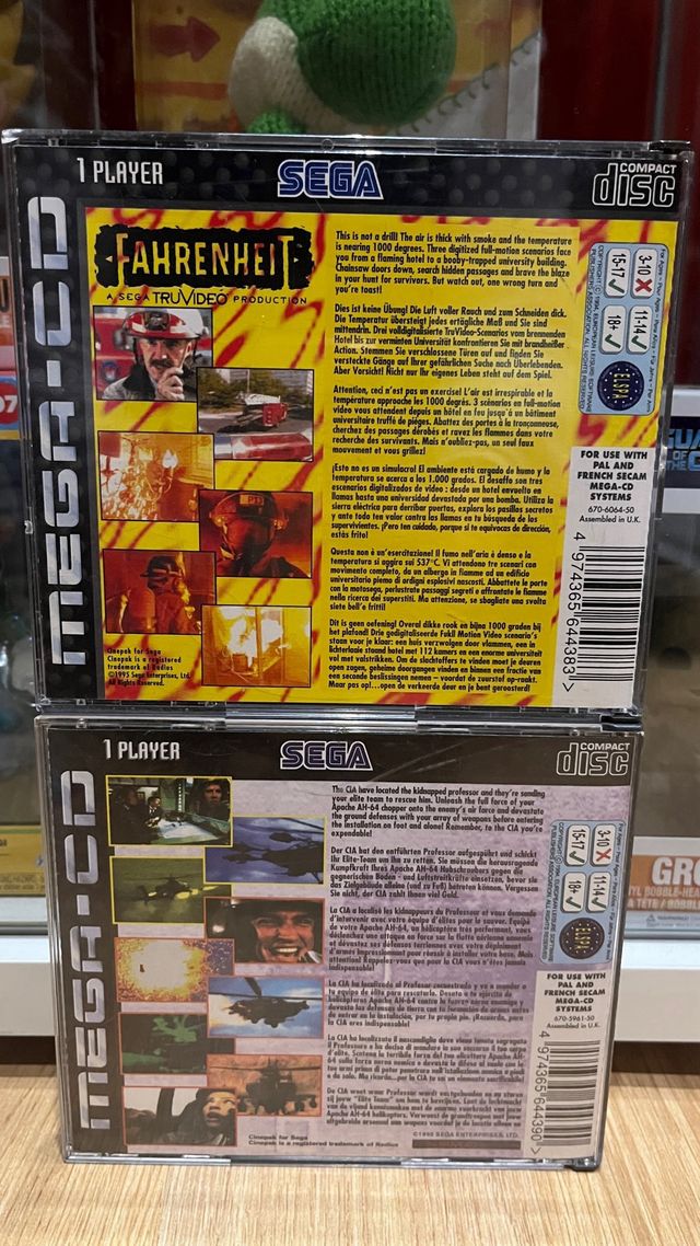 3 juegos mega CD leer