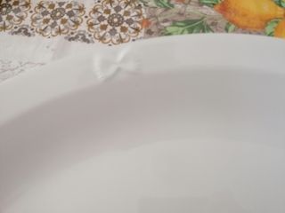 Pirofila bianca in porcellana elegante