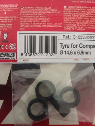 Scalextric compact neumáticos