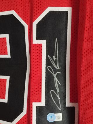 Maglia autografata Chicago Bulls RODMAN 