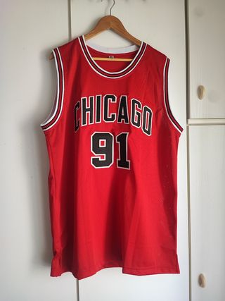 Maglia autografata Chicago Bulls RODMAN 