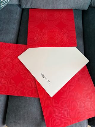 Manteles ikea individuales rojos