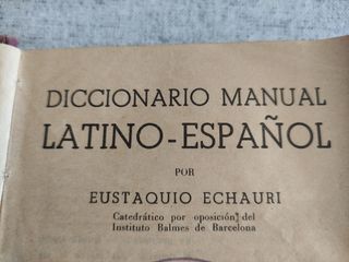 Diccionario Manual Latino-Español 1940