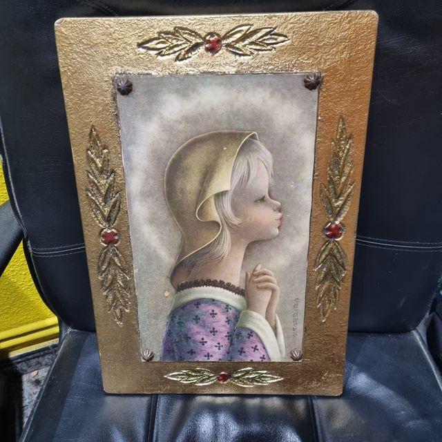 Antico dipinto religioso del 70