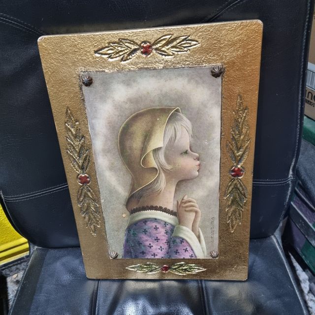 Antico dipinto religioso del 70