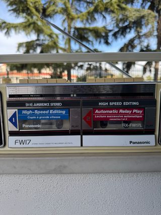 Radio boombox panasonic
