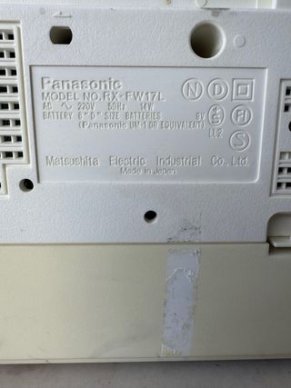 Radio boombox panasonic