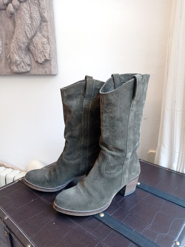 Botas piel Italianas,T 38