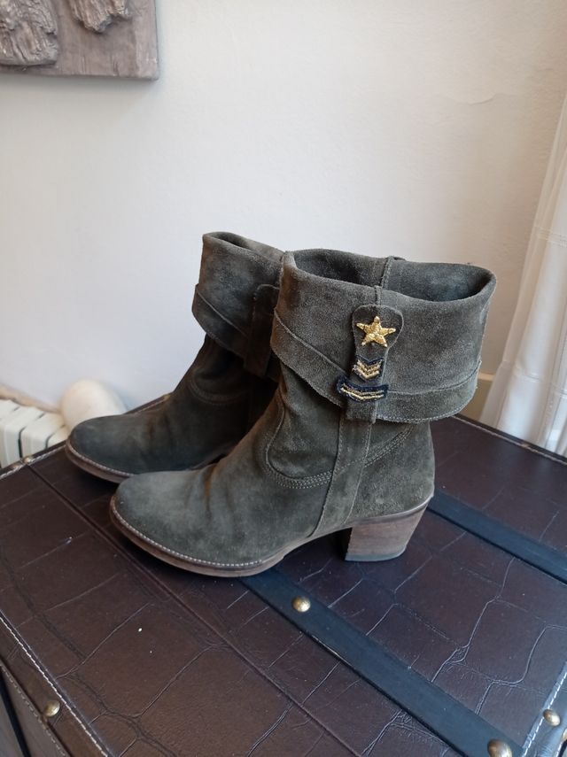 Botas piel Italianas,T 38