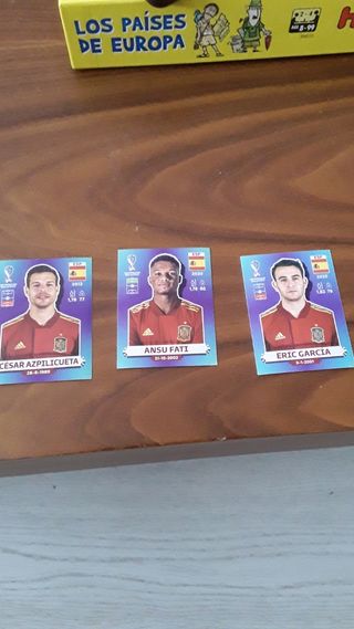 Lote cromos España mundial qatar stickers