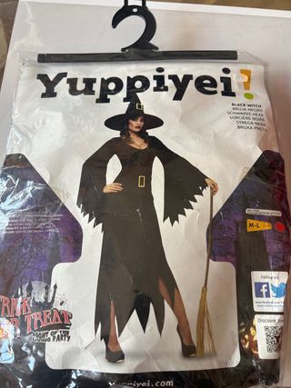 Disfraz Bruja talla M/L