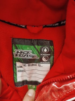 Mono esquí No Fear niño