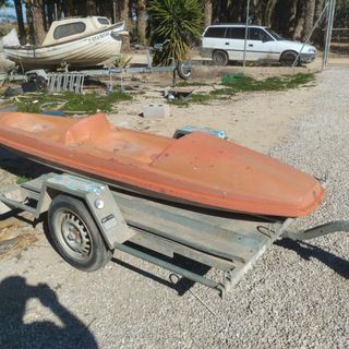 Piragua de fibra de vidrio