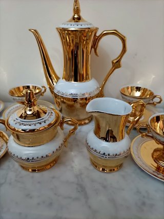 Juego de café de 12 tazas