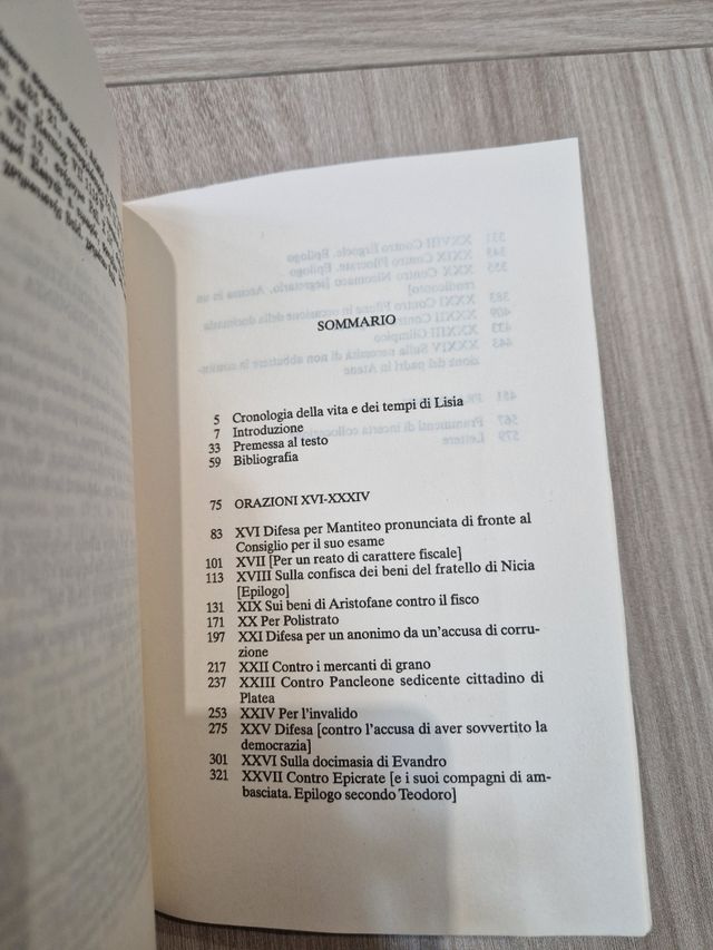 Lisia - Orazioni (XVI - XXXIV)